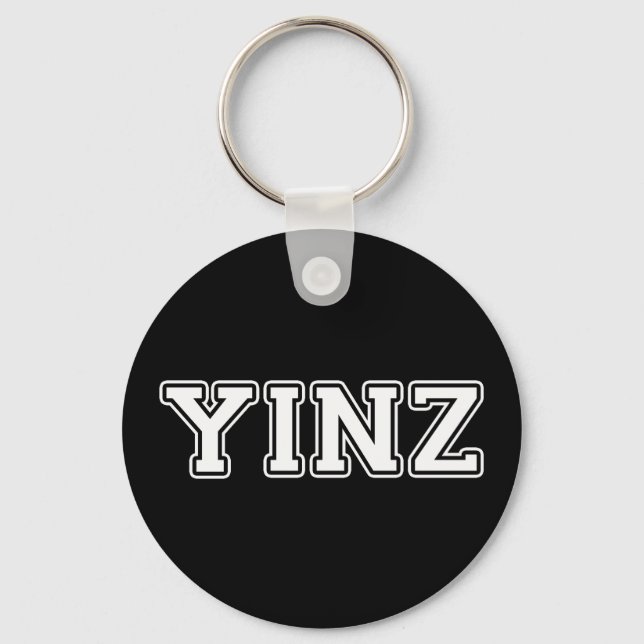 Yinz Key Ring (Front)