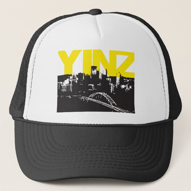 Yinz Pittsburgh Trucker Hat (Front)