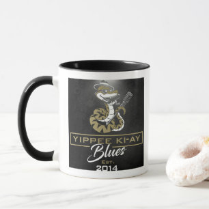 Yippee Ki-Ay Blues Coffee Mug