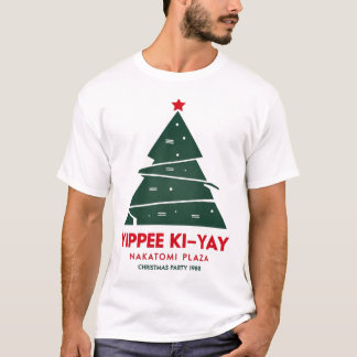 Yippee Ki Yay Nakatomi plaza Electric christmas T-Shirt