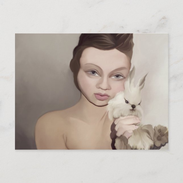 yips rabbit postcard (Front)