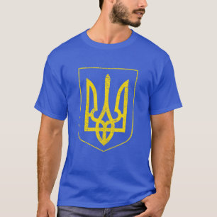 Ykpaiha Ukraine Trident Symbol Flag Ukraine Pride T-Shirt