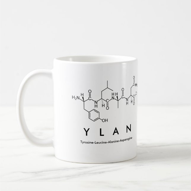 Ylan peptide name mug (Left)