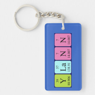 Ylann periodic table name keyring