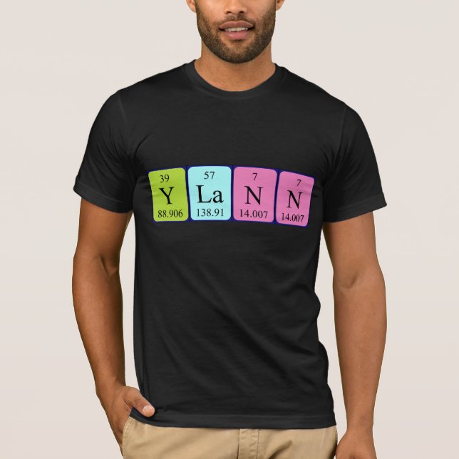 Ylann periodic table name shirt (Front)