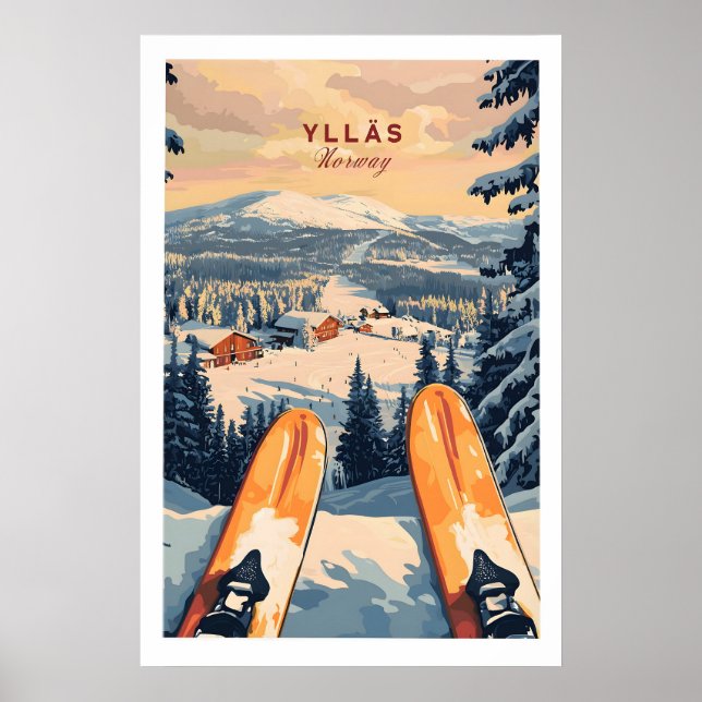 Ylläs Ski Resort Print 1 (Front)
