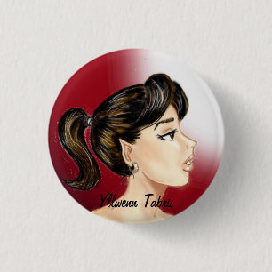 Yllwenn 3 Cm Round Badge