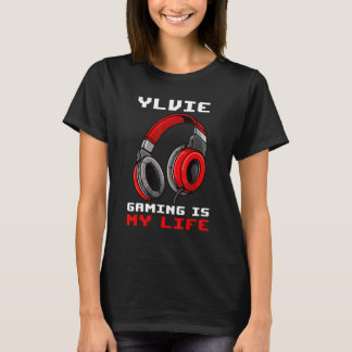 Ylvie Gaming Is My Life Personalised T-Shirt