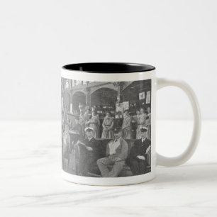 YMCA Hostel, Piccadilly, Manchester, c.1910 Two-Tone Coffee Mug