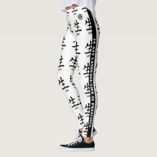 YNOTME LEGGINGS LIFE white only