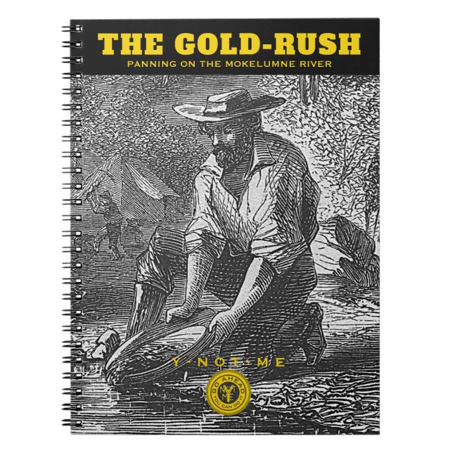 YNOTME THE GOLD-RUSH 3 NOTEBOOK (Front)