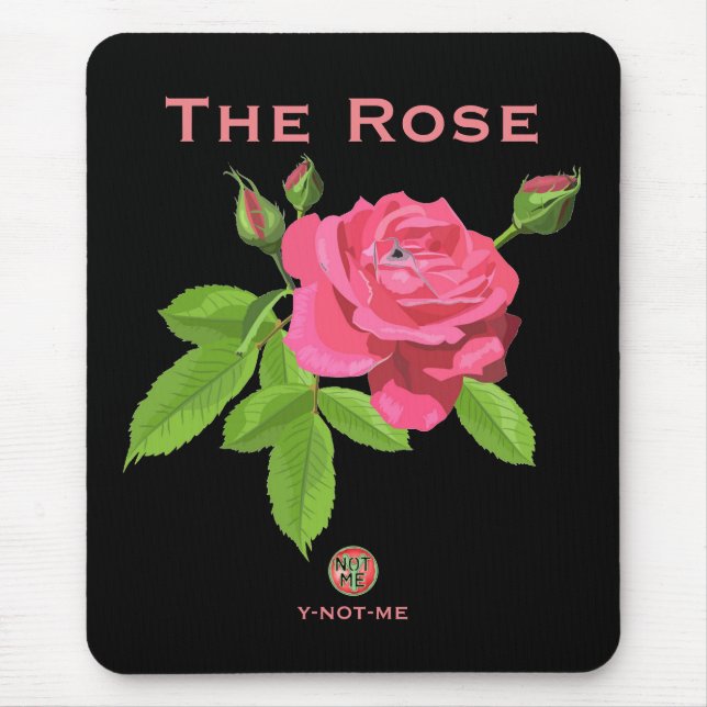 YNOTME THE ROSE MOUSE PAD (Front)