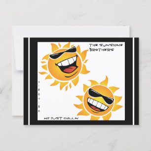 YNOTME THE SUNSHINE BROTHERS POSTCARD