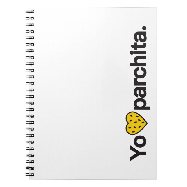 Yo Amo Parchita Notebook (Front)