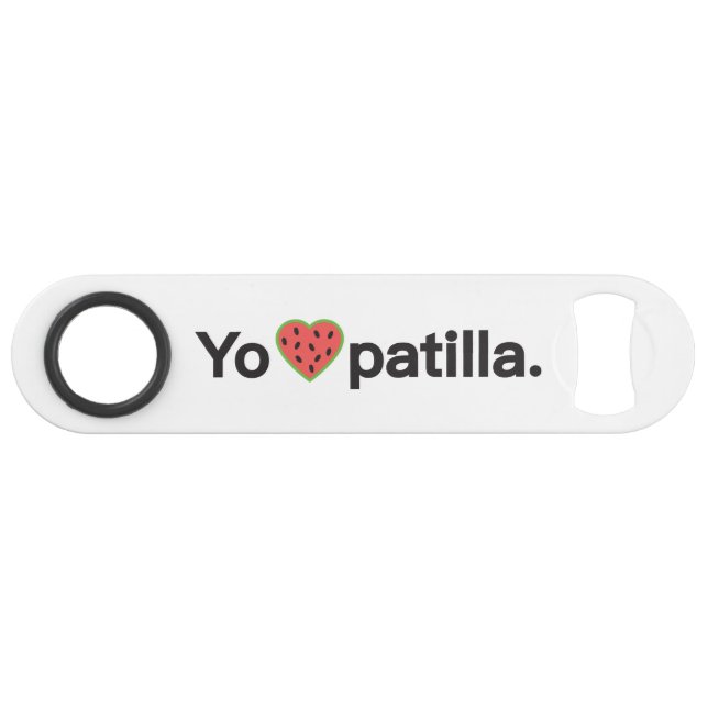 Yo Amo Patilla Bar Key (Front (Horizontal))