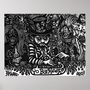 "Yo Barkeep!" Poster