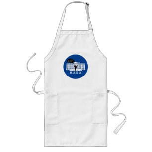 YO Come Back Trump 2024 Whitehouse ULTRA MAGA Long Apron