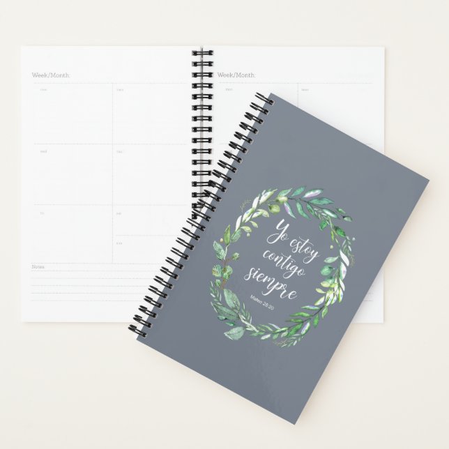 Yo estoy contigo siempre - Spanish bible verse Planner (Display)