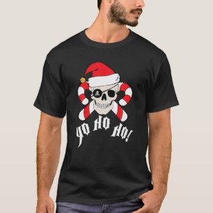 Yo Ho Ho Christmas   Pirate Party Season Funny Gif T-Shirt