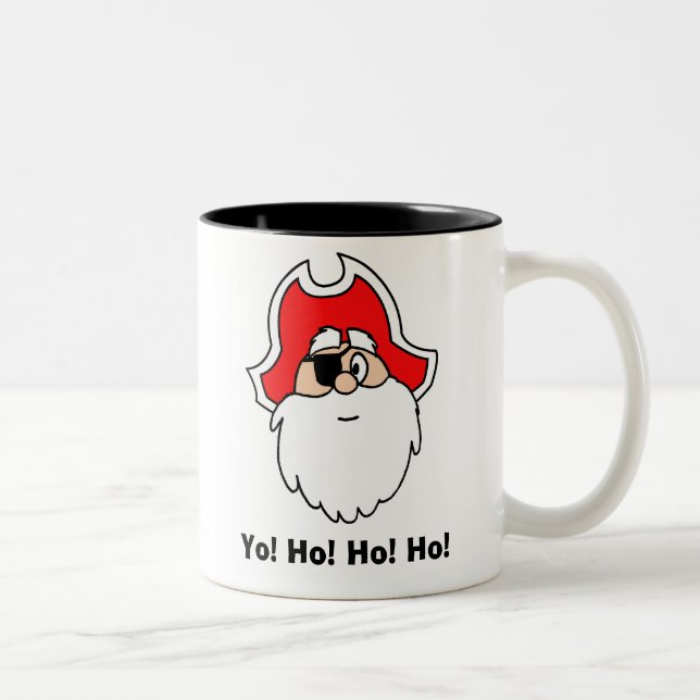 Yo! Ho! Ho! Ho! Santa Pirate Mug (Right)