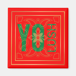 YO LUSH logo fan Magnet