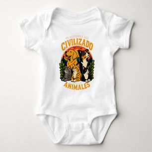 Yo quisiera ser civilizado 1 baby bodysuit