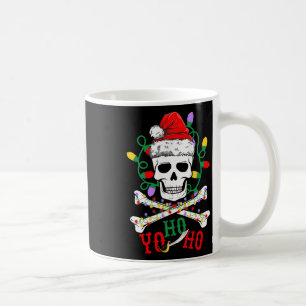 Yo S Ho Pirate Boat Cruise Xmas Skull Crossbones C Coffee Mug