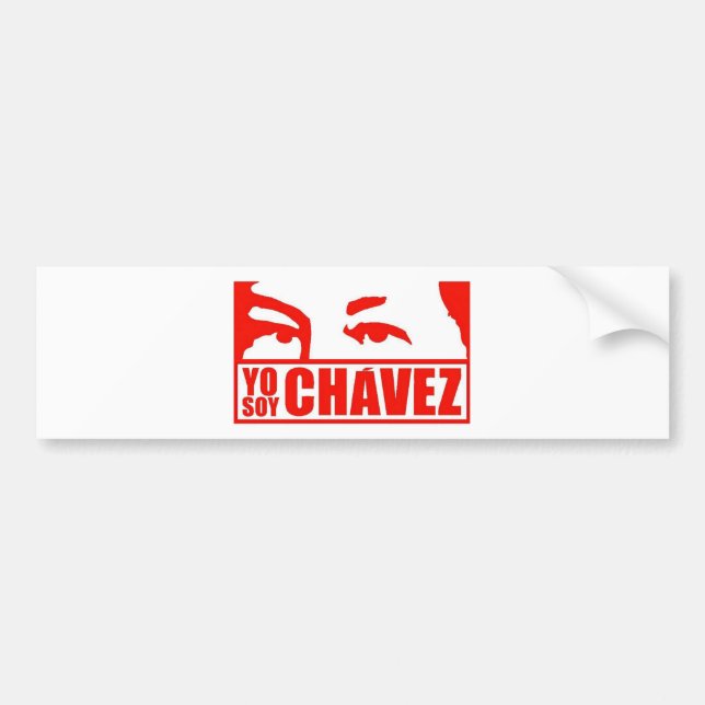 Yo Soy Chávez - Hugo Chávez - Venezuela Bumper Sticker (Front)