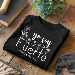 Yo Soy Fuerte Christian Spanish T-Shirt