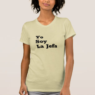Yo Soy La Jefa/I'm the boss: Ringer T runs small T-Shirt