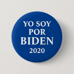 Yo Soy Por Biden 6 Cm Round Badge