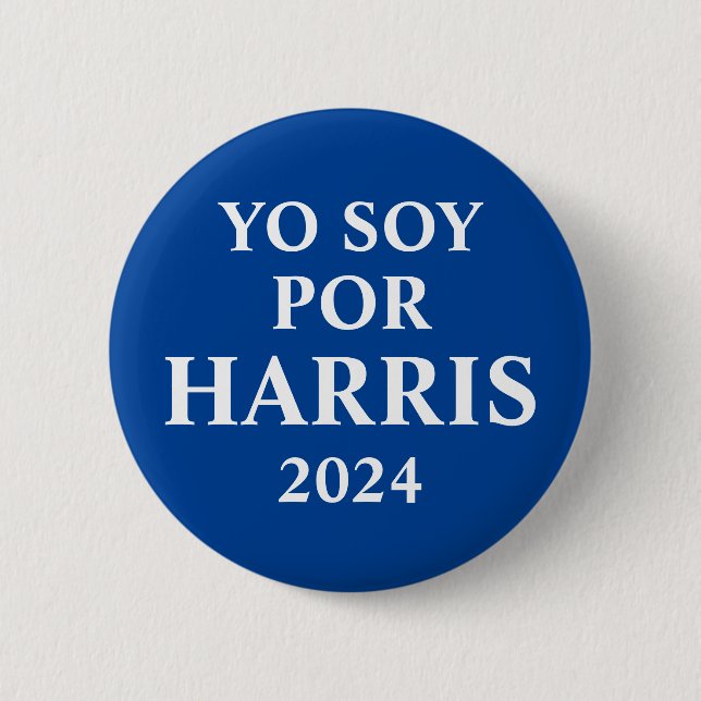 Yo Soy Por Harris 6 Cm Round Badge (Front)