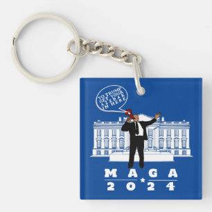 YO TRUMP SECRET SERVICE KEY RING