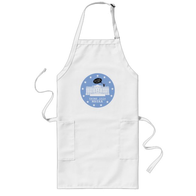 YO TRUMP  - WHITEHOUSE LONG APRON (Front)