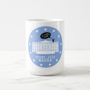 YO TRUMP - WHITEHOUSE STAINLESS STEEL WATER BOTTL COFFEE MUG