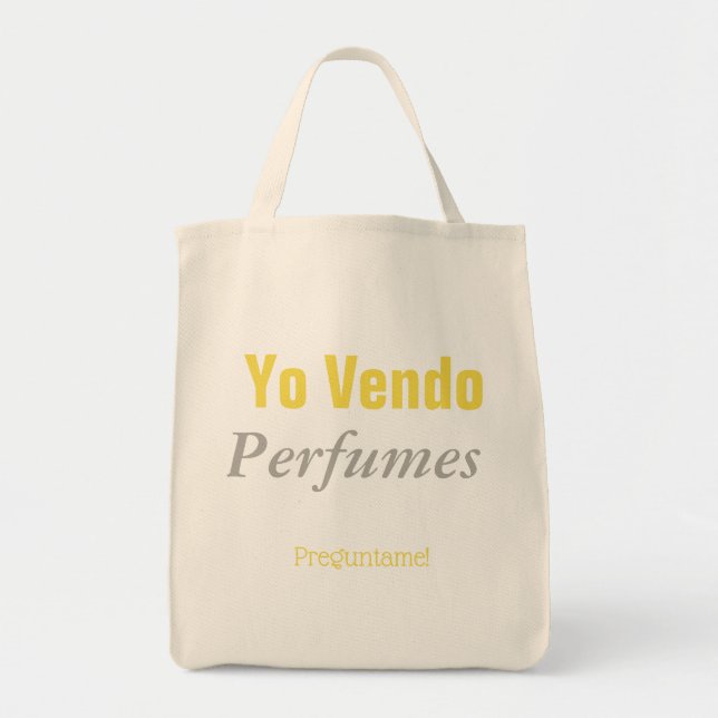 Yo vendo perfumes tote bag (Front)