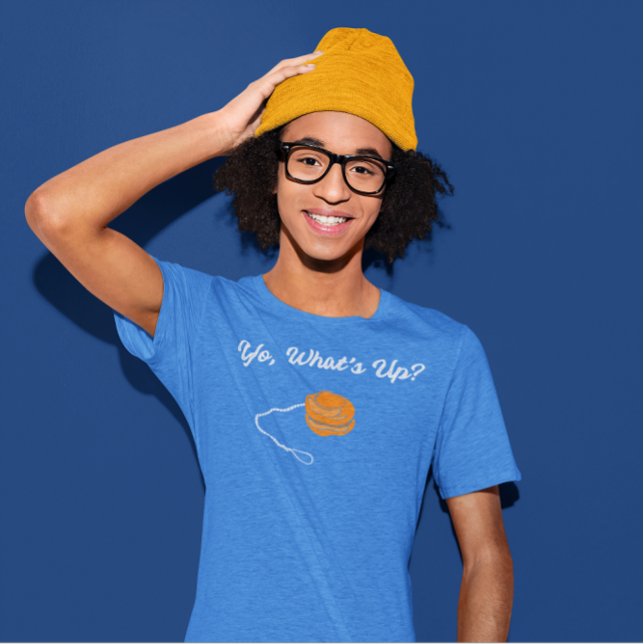 Yo What's Up Retro Yo-Yo Graphic Tri-Blend Shirt (Creator Uploaded)