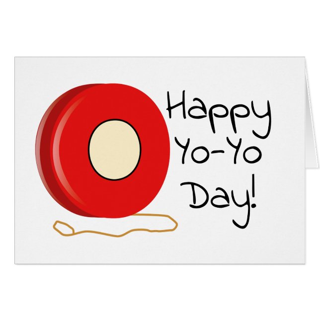 Yo-Yo Day Greeting (Front Horizontal)