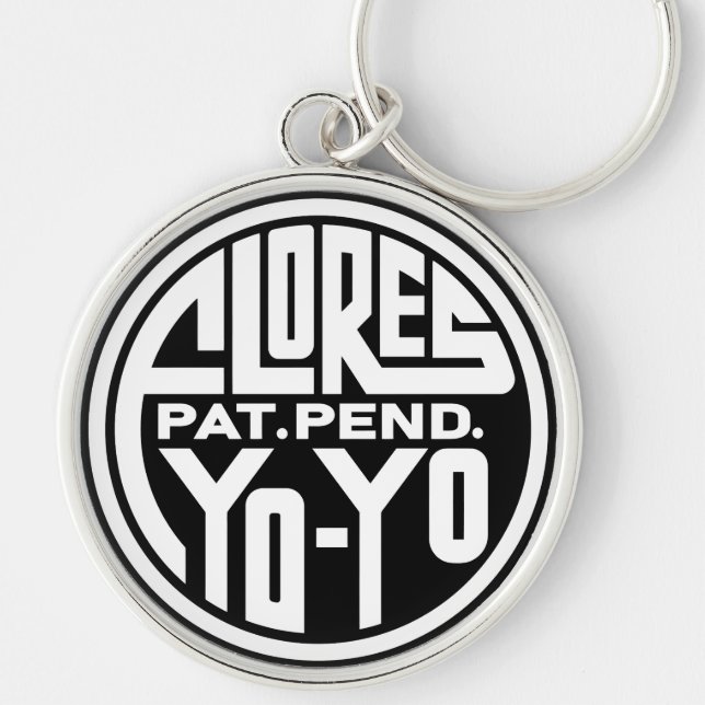 Yo-Yo Logo Art Key Ring (Front)