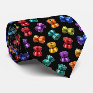 Yo-Yo Pattern Neck Tie