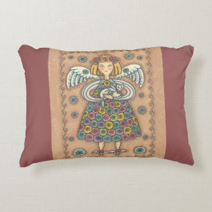 Yo Yo Quilt Angel ACCENT PILLOW