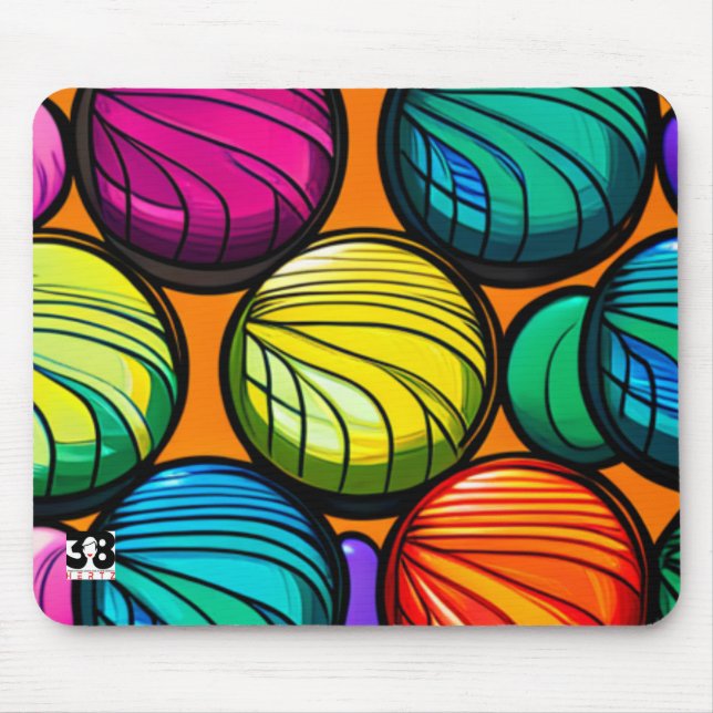 Yo-Yo Yowza Mouse Pad (Front)