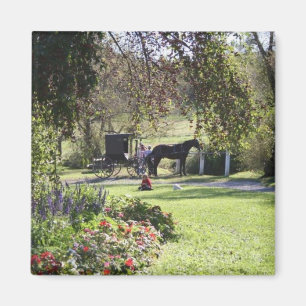 "Yoder's Amish Farm" Magnet