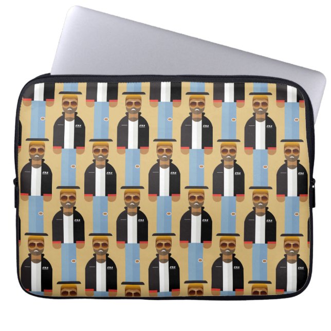 Yog – Patterned Laptop Sleeve (Front)