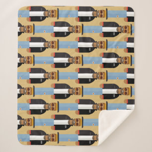 Yog – Patterned Sherpa Blanket