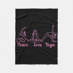 Yoga _1 fleece blanket