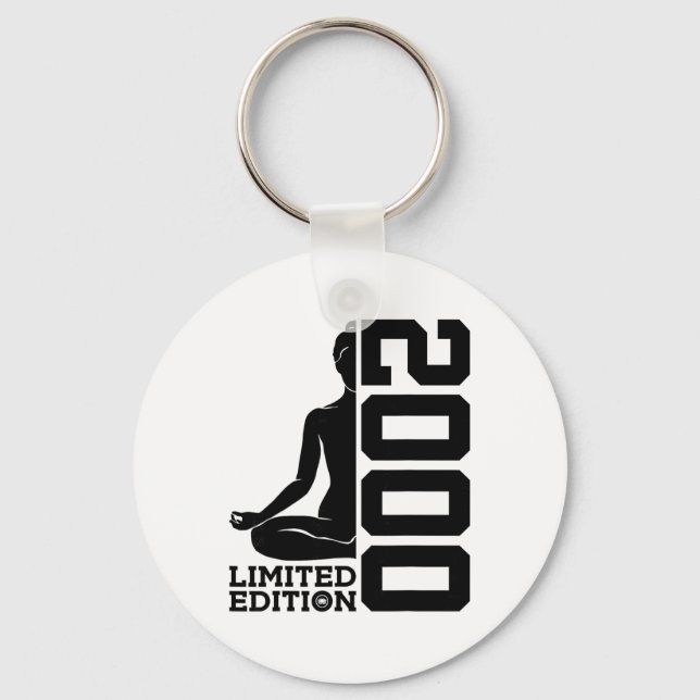 Yoga 26th Birthday Meditation Limited Edition 2000 Key Ring (Front)