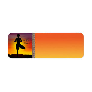Yoga Address Label Return Address Label