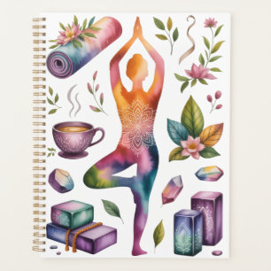 Yoga affirmation inspired planner