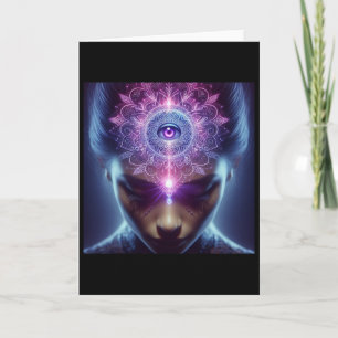 Yoga Ajna Awareness Third Eye Chakra Brahman _1 Card